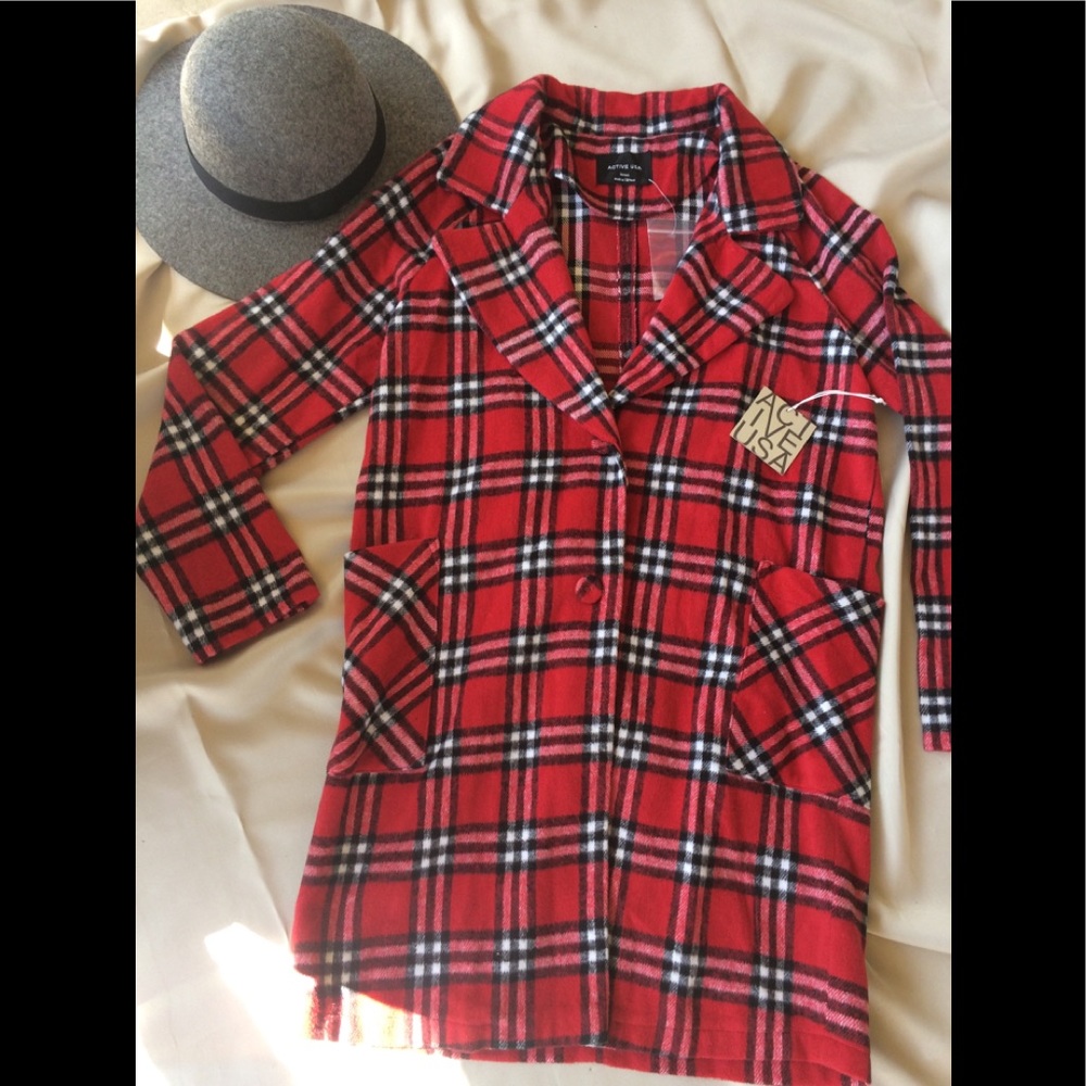 ACTIVE USA FLANNEL COAT